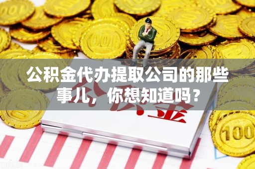 颍州公积金代办提取公司的那些事儿，你想知道吗？